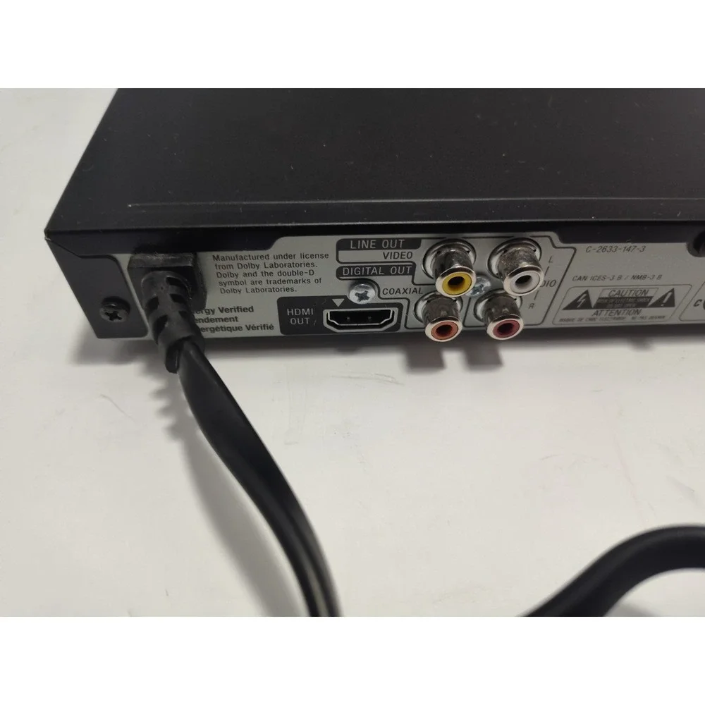 Sony DVP-SR510H Compact Upscaling HDMI 1080p DVD Player with Remote Works Great!